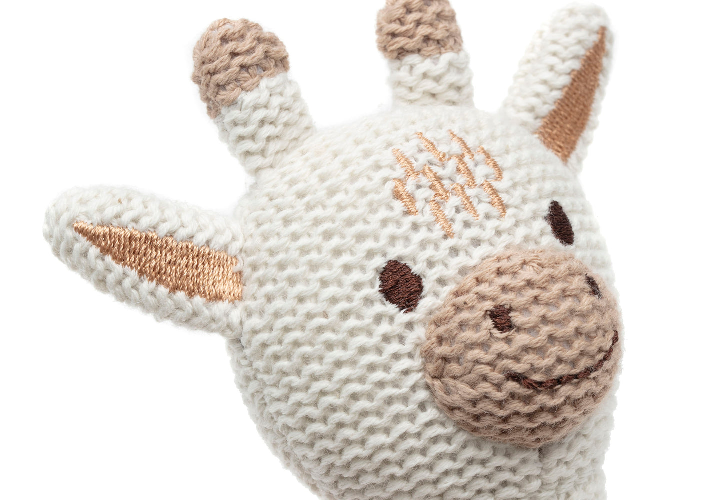 Hochet bébé en maille - Modèle Girafe - dès la naissance - Jollein