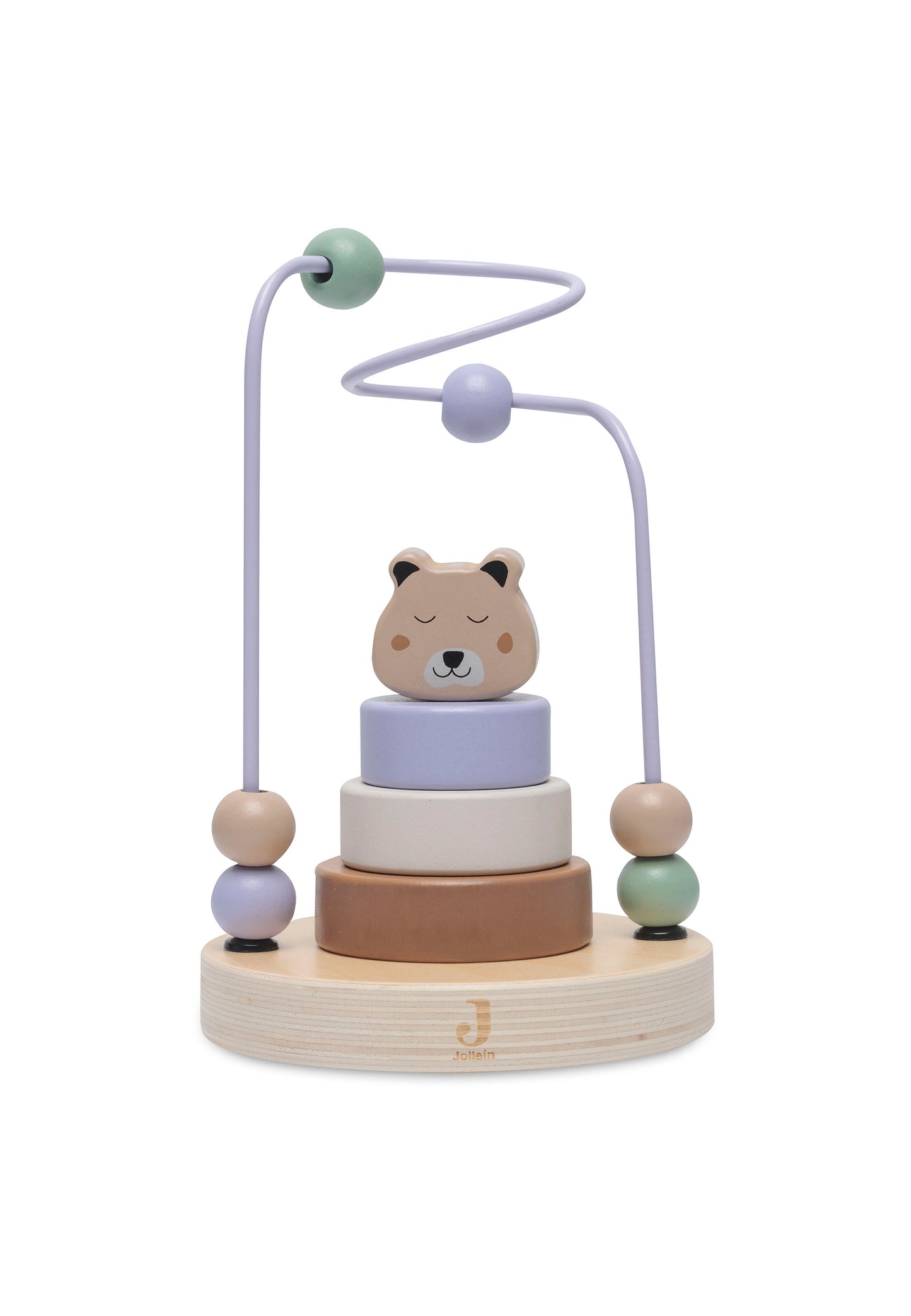 Tour à Empiler Spirale en Bois Jungle Jambo Ours