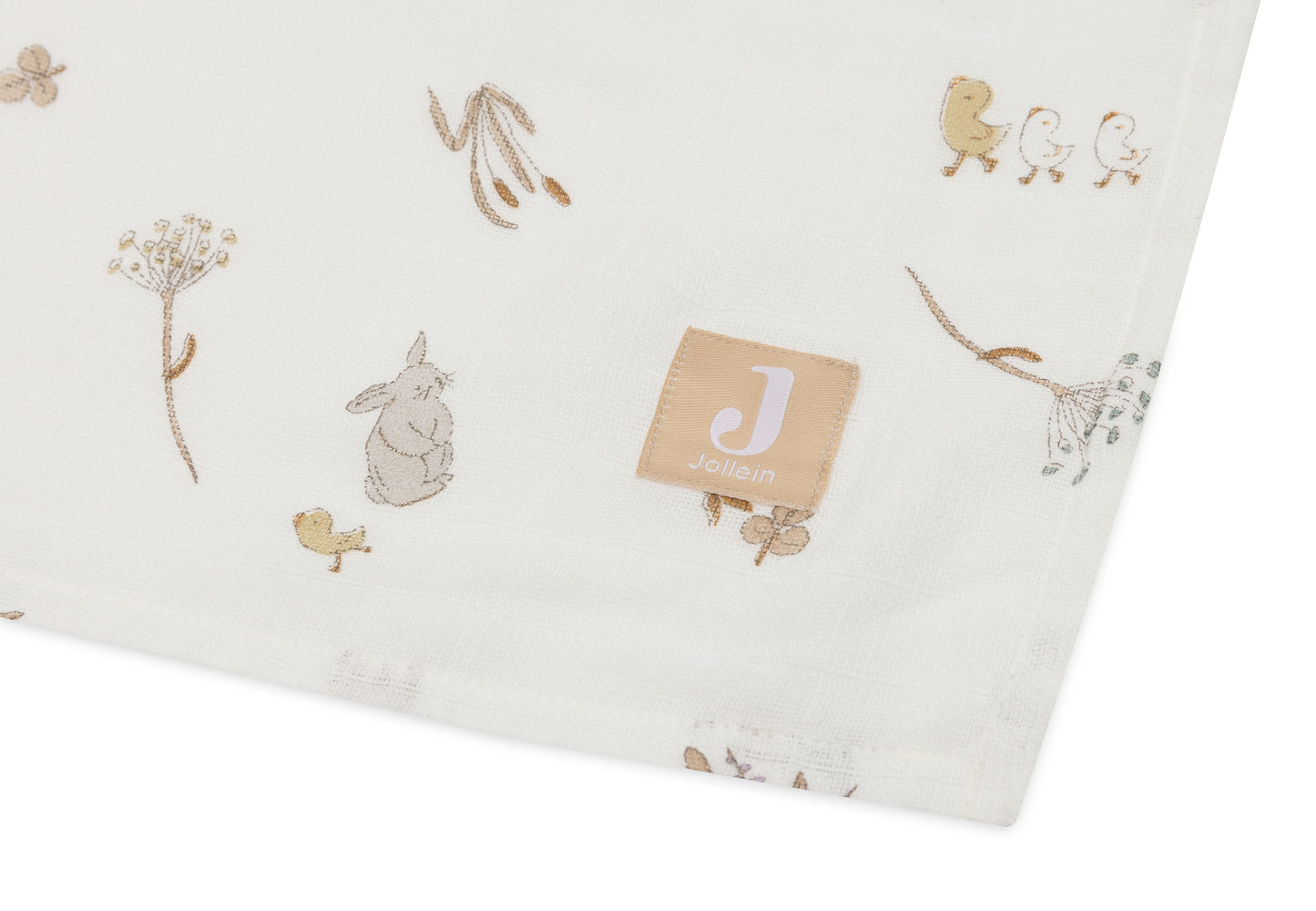 Duo de maxi-langes en gaze de coton - 115x115cm - Modèle Riverside - Jollein