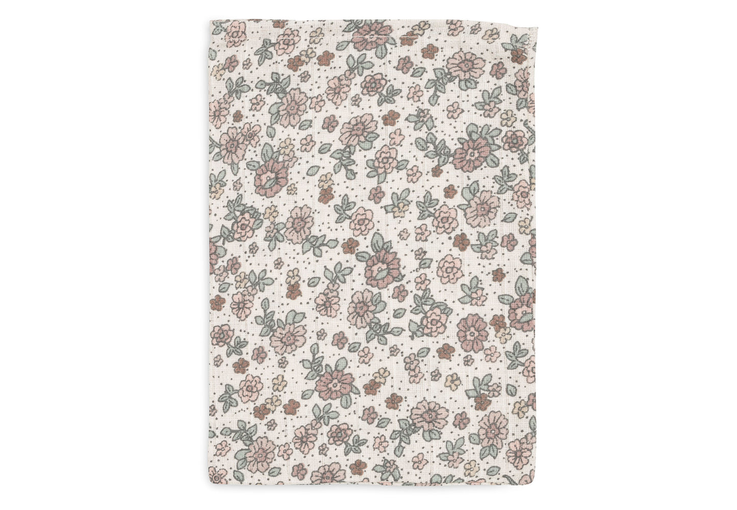 Lot de 3 gants de toilette Retro Flowers gaze de coton - Jollein
