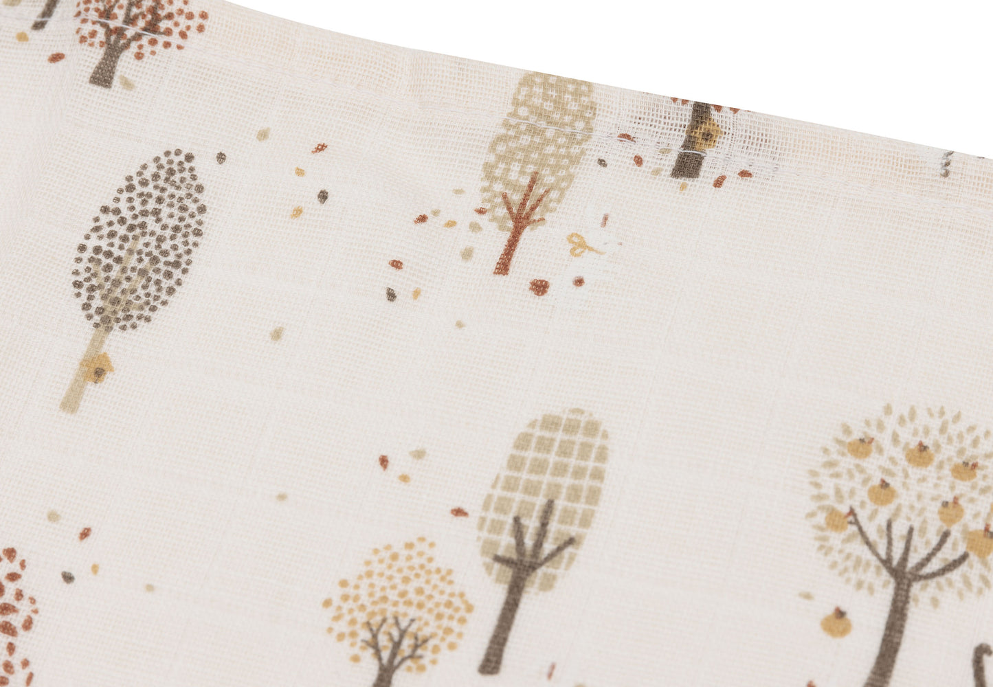 Lot de 3 serviettes en gaze de coton - motif Tiny Park - 31x31 cm - Jollein