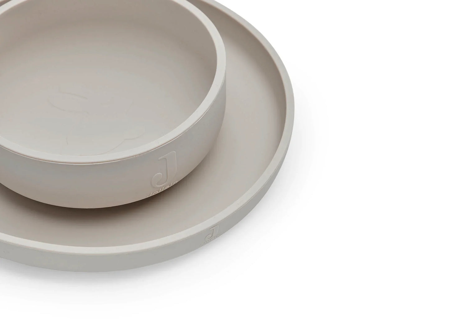 Coffret Repas Silicone nougat 4 pièces - Jollein