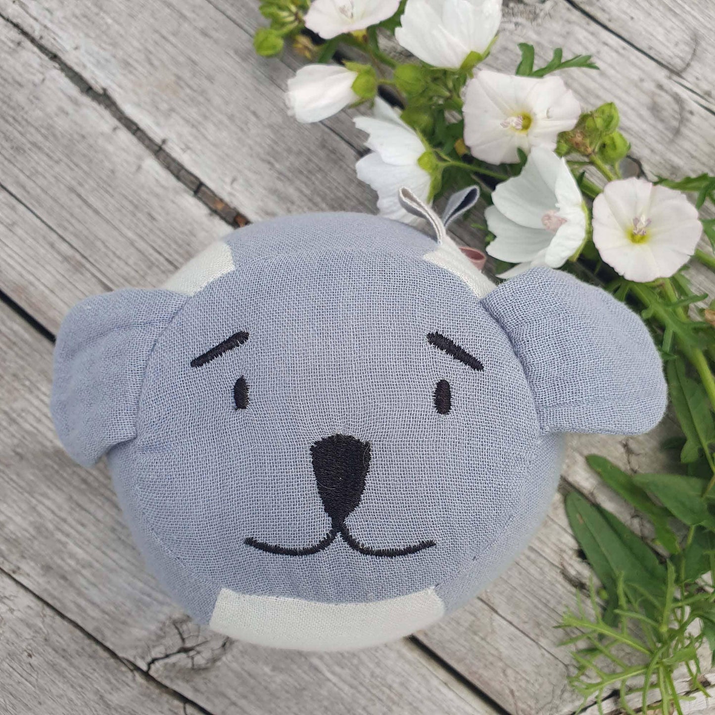 Hochet Ballon Souple en Coton Bio Koala Tradewinds - Summerville Organic