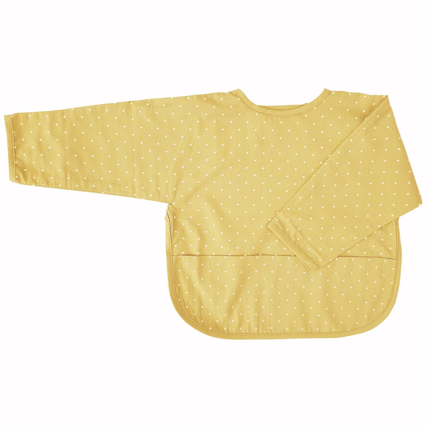 Bavoir à Manches en Coton Bio - Jaune Soleil | Summerville Organic