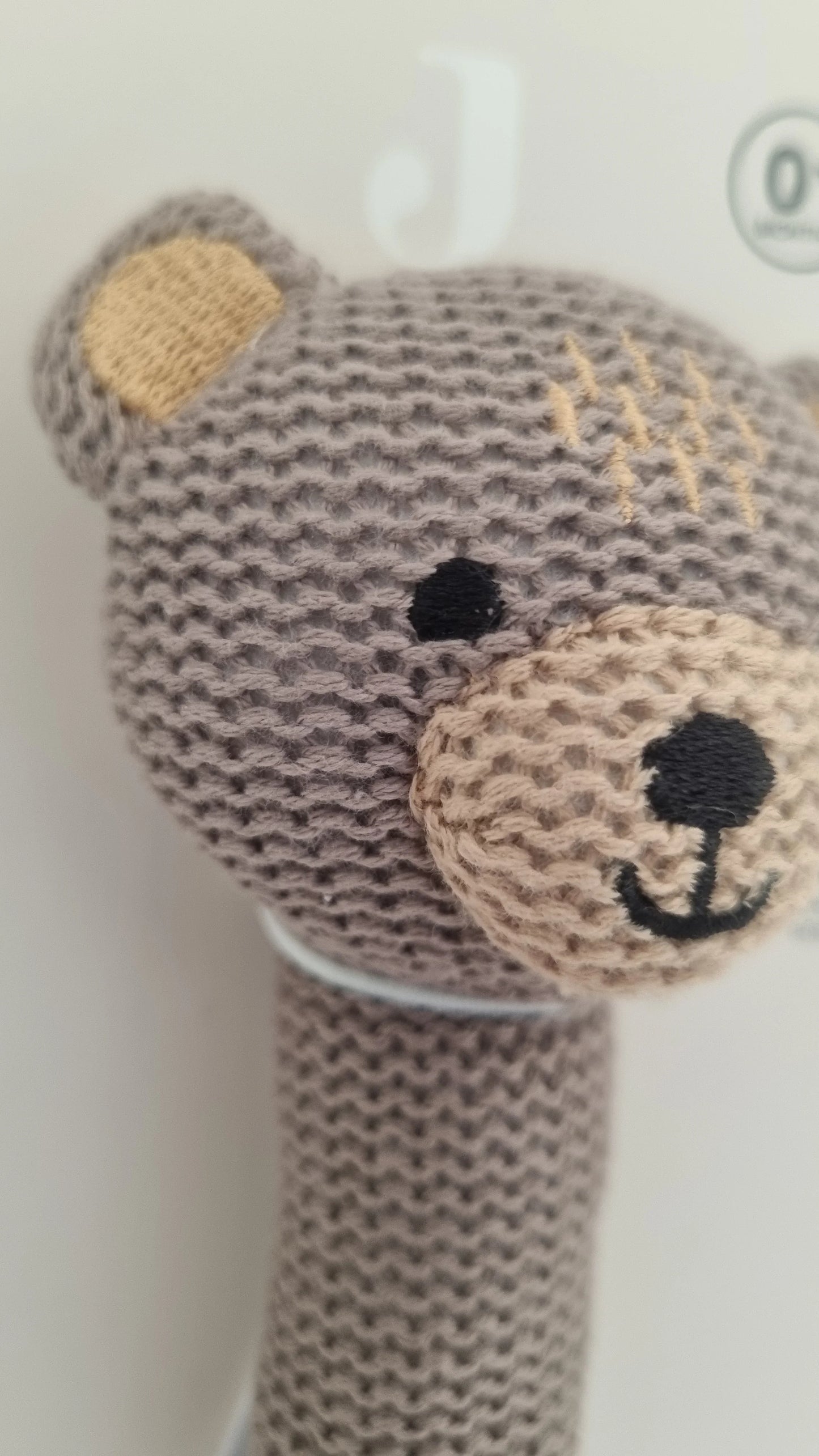 Hochet en maille Ours - Jollein