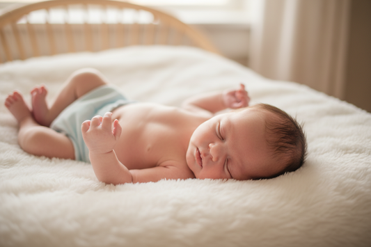 Pourquoi bébé se réveille dès qu’on le pose ? Comprendre le réflexe de Moro