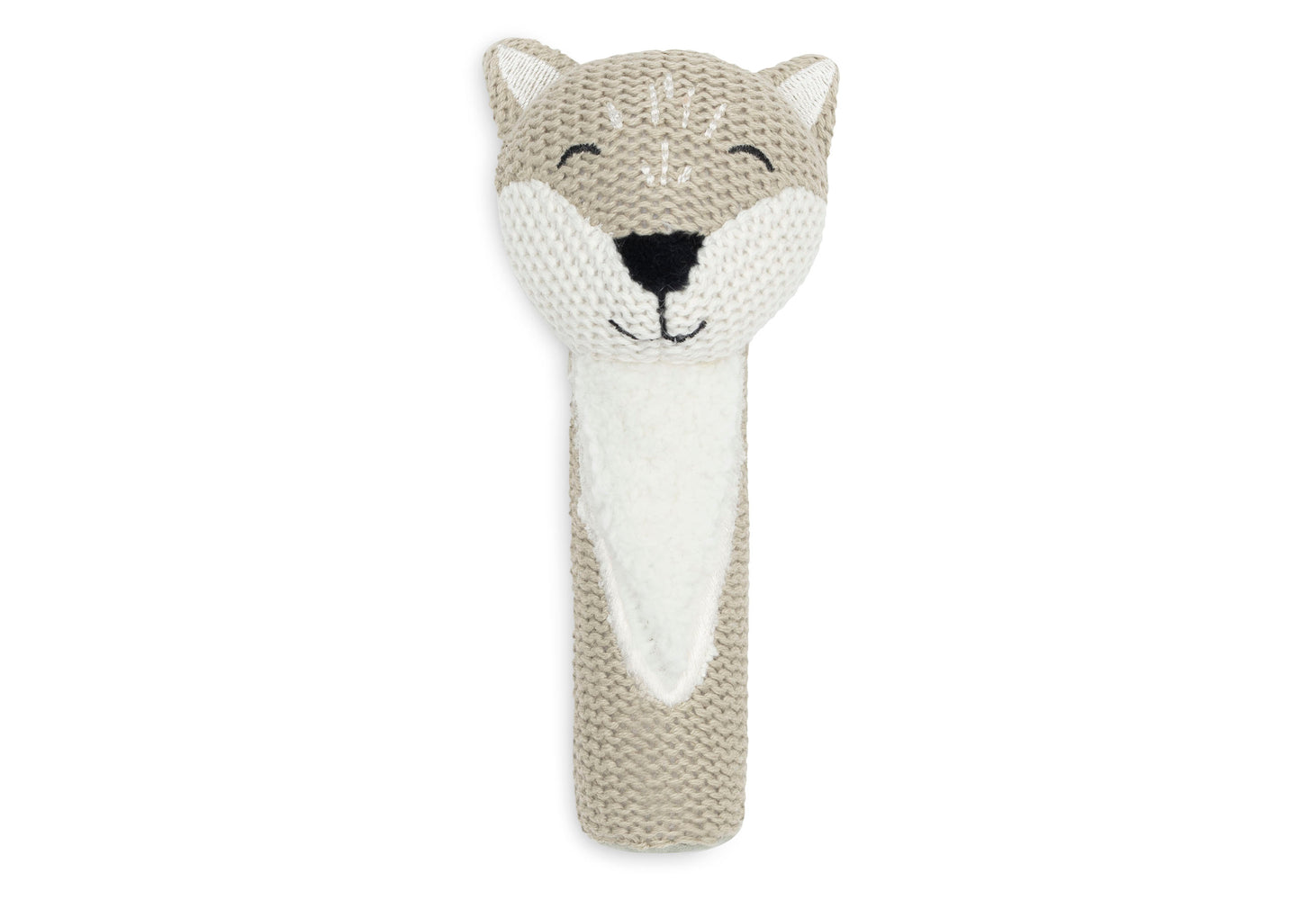 Hochet renard fox en maille - Jollein