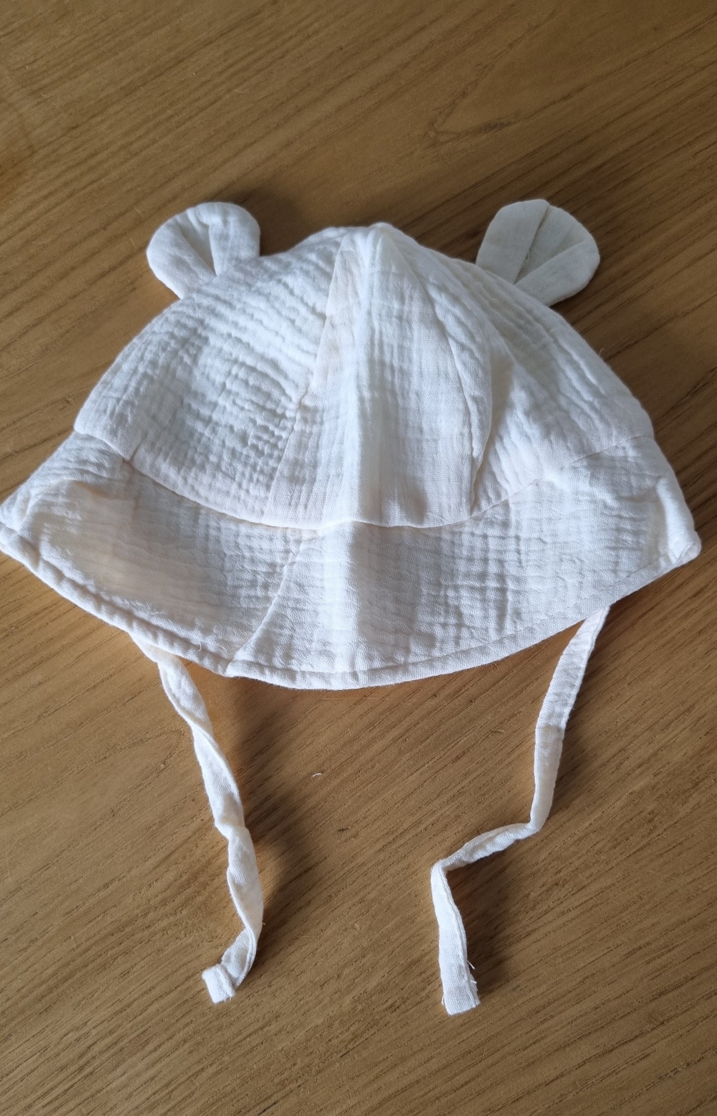 Chapeau de soleil hydrophile beige jaune - Épuré et Naturel - Skovlia