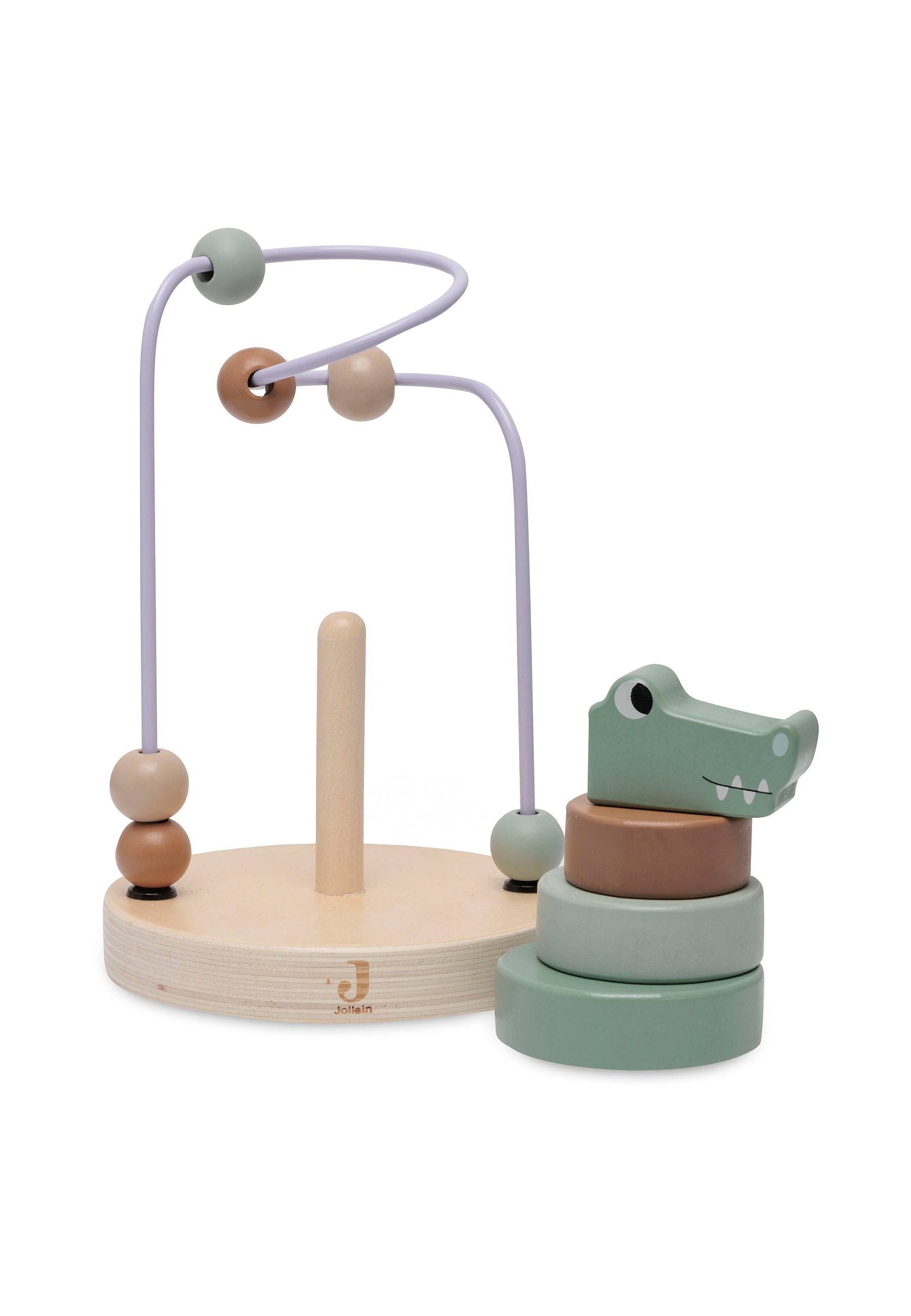 Tour à Empiler Spirale en Bois – Le Petit Crocodile Jungle Jambo