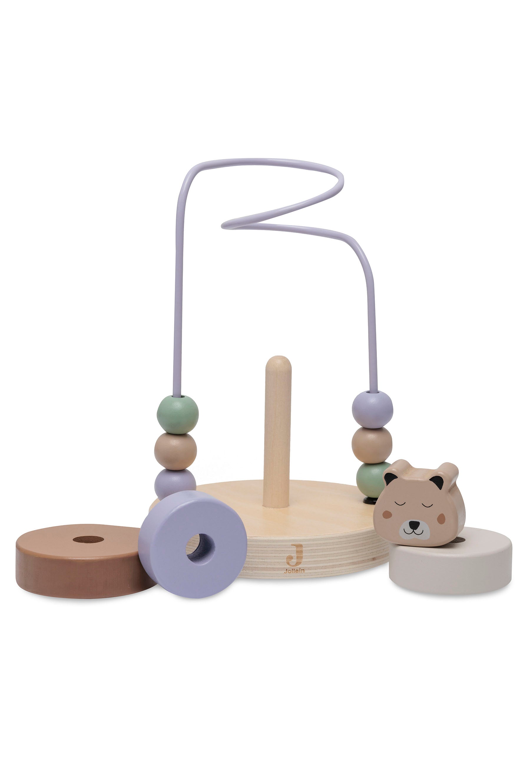 Tour à Empiler Spirale en Bois Jungle Jambo Ours