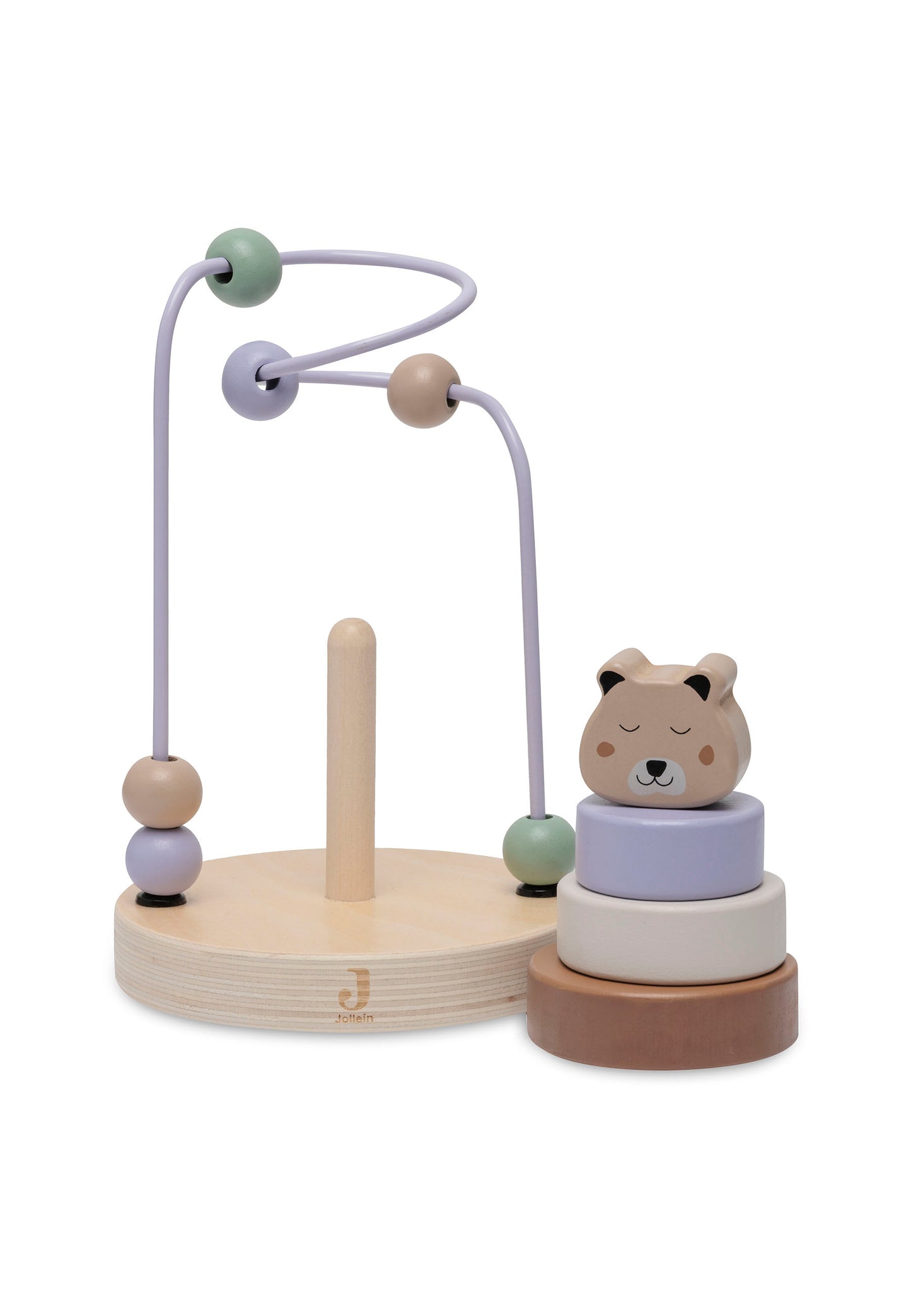 Tour à Empiler Spirale en Bois Jungle Jambo Ours