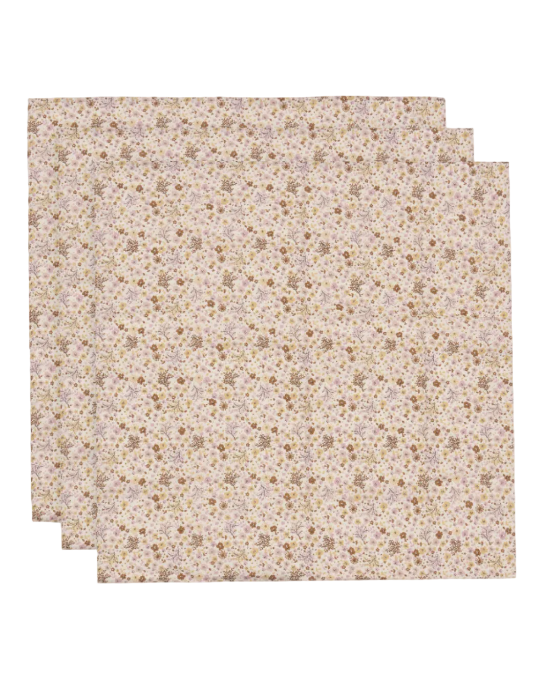Lot de 3 Langes en Gaze de Coton Jollein | Flower Fairies 70x70cm