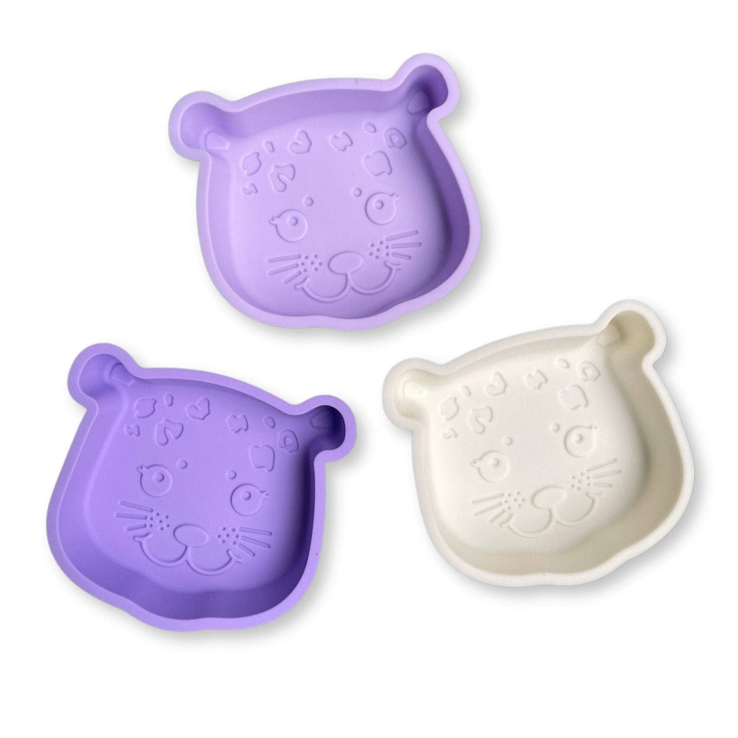 Jouets de plage en silicone incassable - Léopard lila
