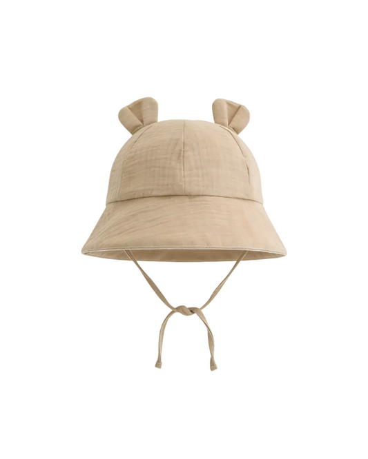 Chapeau de soleil bébé sable en coton hydrophile – Protection UV et sélection Saine - Skovlia