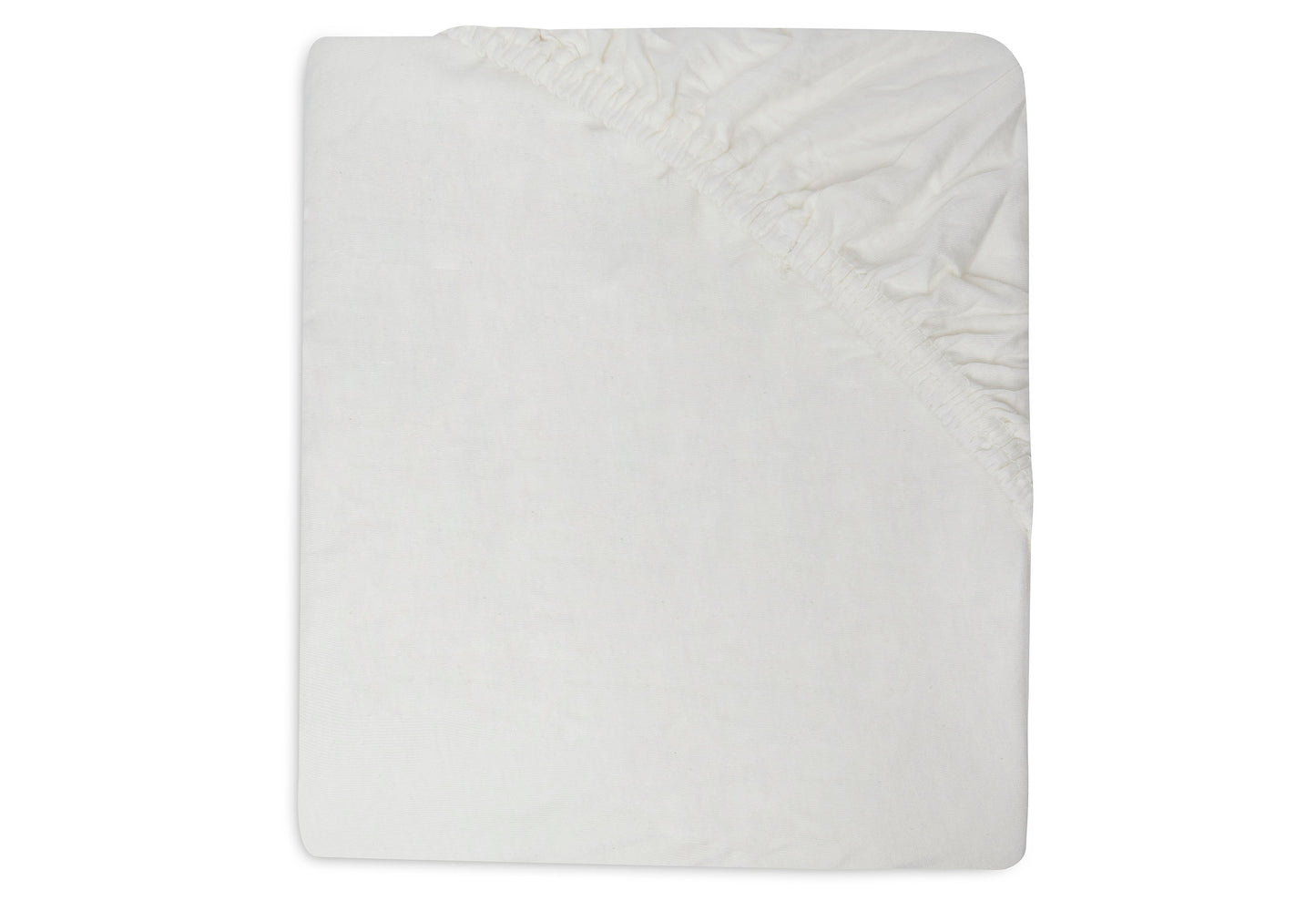 Lot de 2 Draps-housses en Jersey 60 x 120cm – Coloris Ivory / Nougat