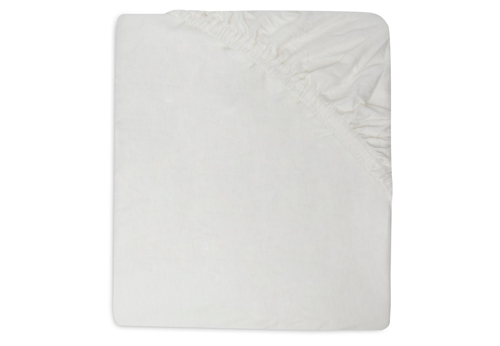Lot de 2 Draps-housses en Jersey 60 x 120cm – Coloris Ivory / Nougat