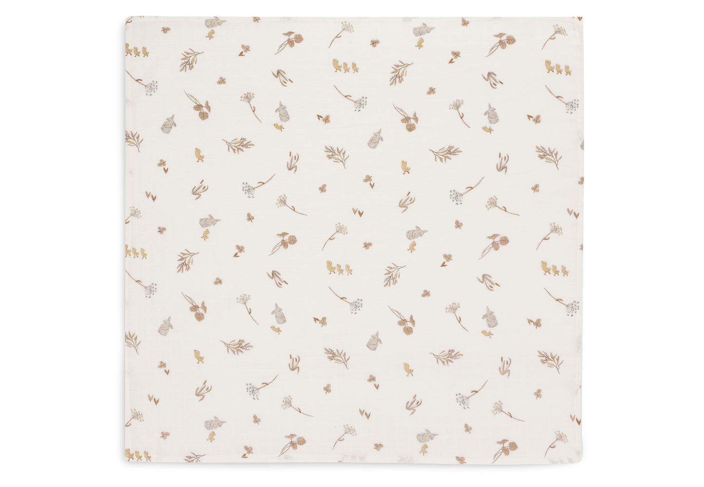 Lot de 3 langes en gaze de coton - 70x70cm - motif Riverside - Jollein