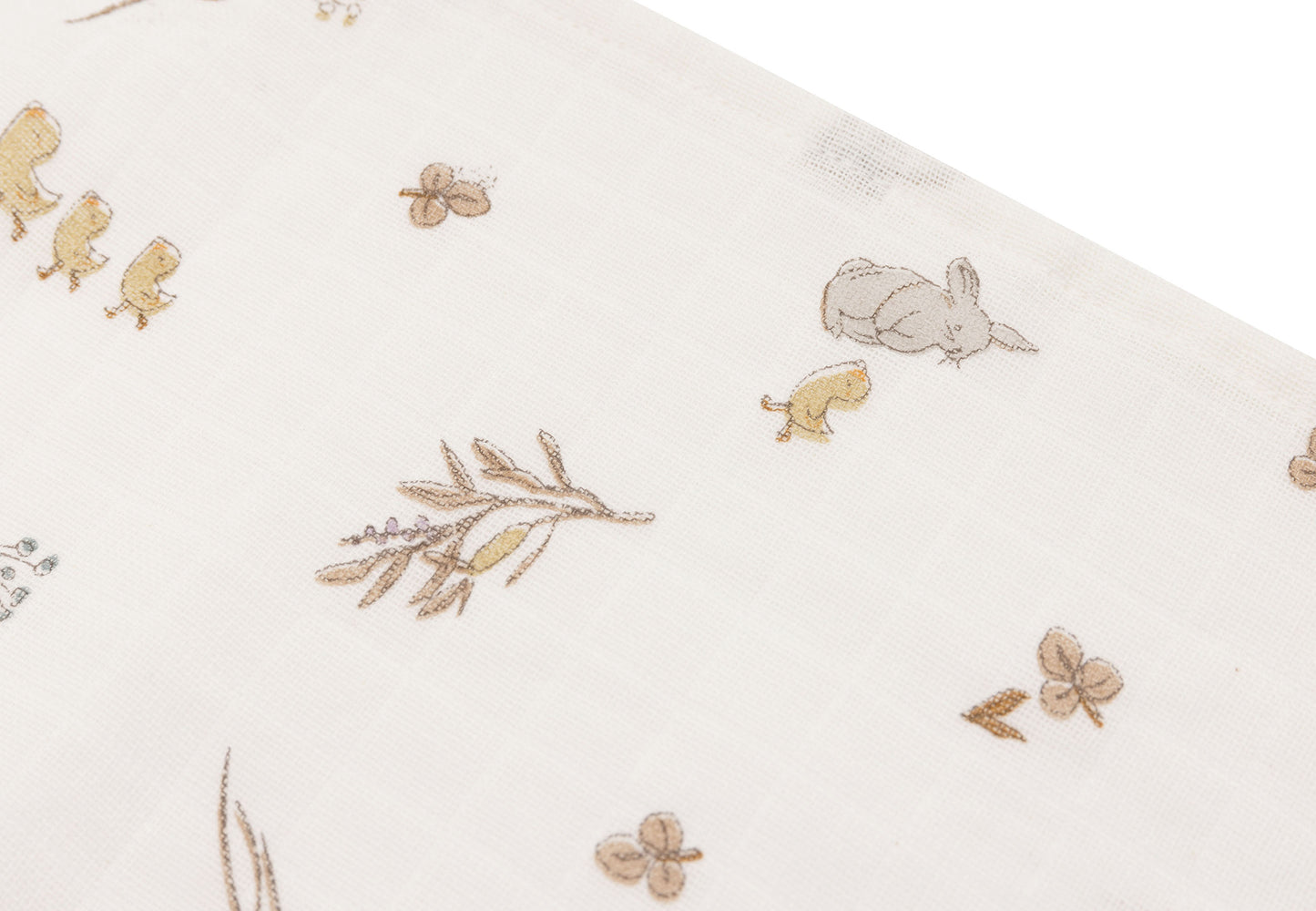 Lot de 3 langes en gaze de coton - 70x70cm - motif Riverside - Jollein