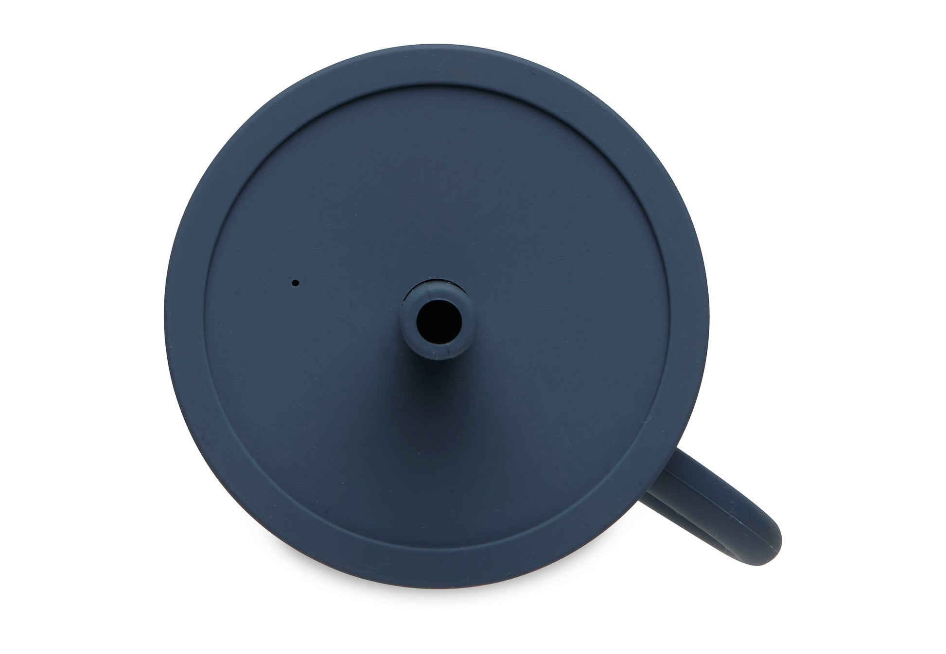 Gobelet avec paille en silicone  blue jeans - Jollein