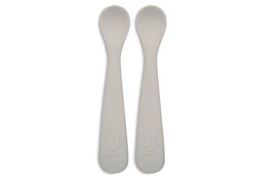 Lot de 2 cuillères souples en silicone Nougatc- Jollein