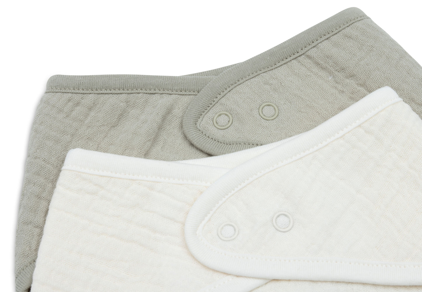 Lot de 2 bavoirs bandana en gaze de coton  - Jollein