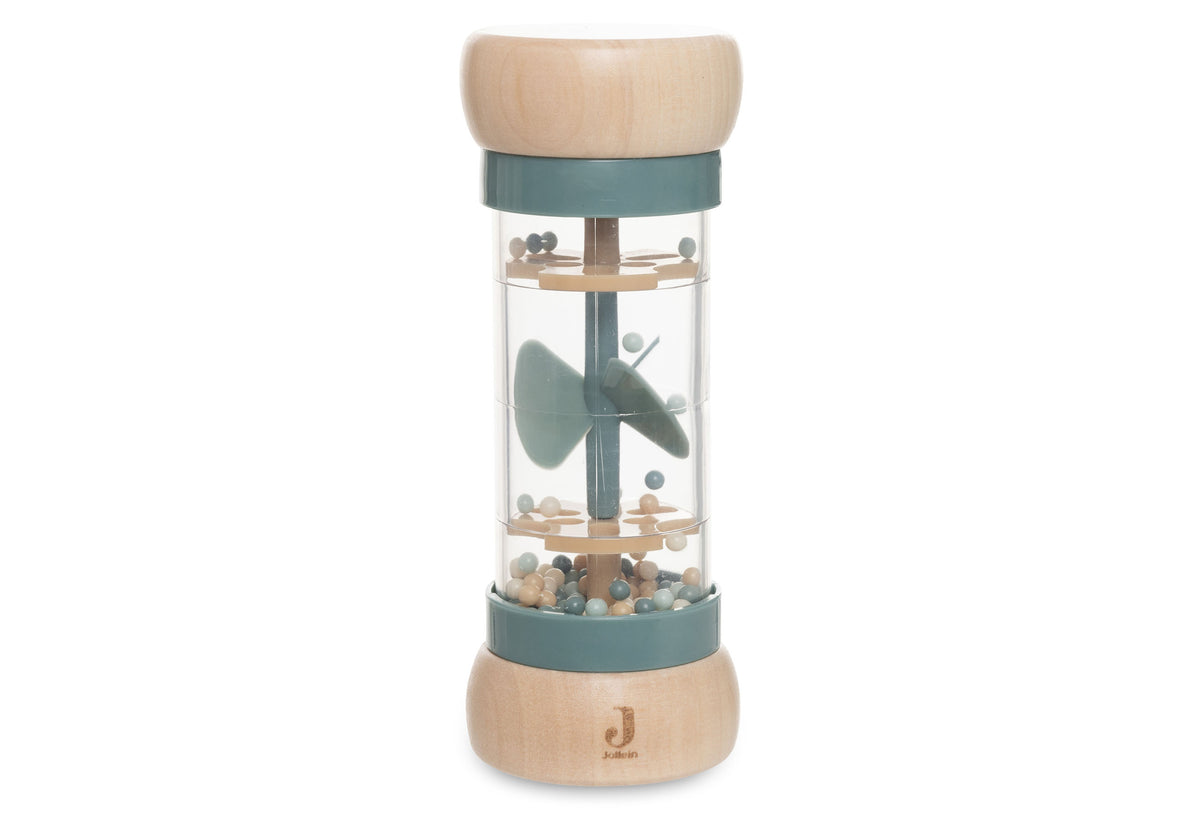 Baton de pluie en bois FSC bleu On the Go Jollein