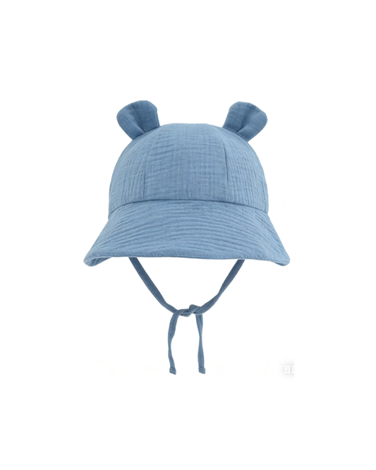 Chapeau de soleil Bébé hydrophile Bleu tendre 6 a 24 mois