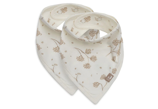 Lot de 2 bavoirs bandana Leafy Dreams 100% coton Jollein