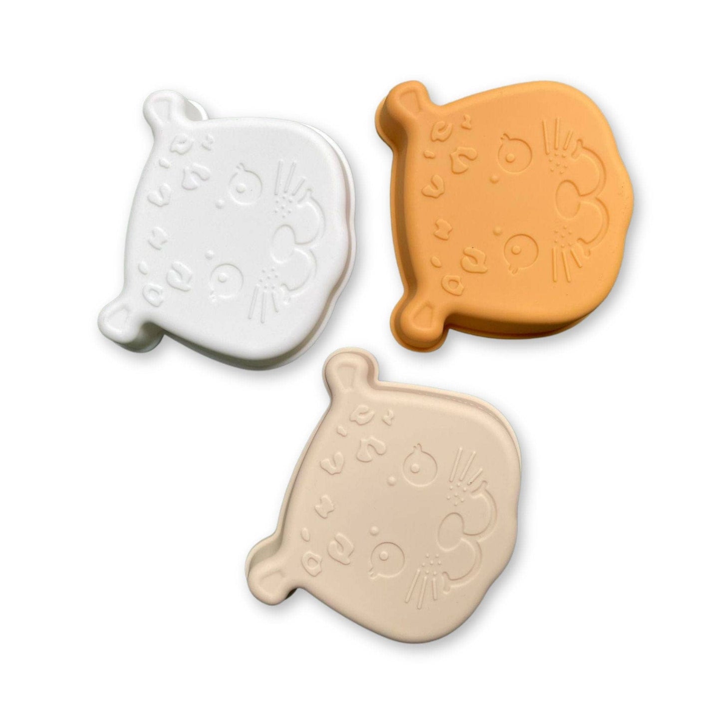 Set de plage silicone sain et incassable - Léopard beige
