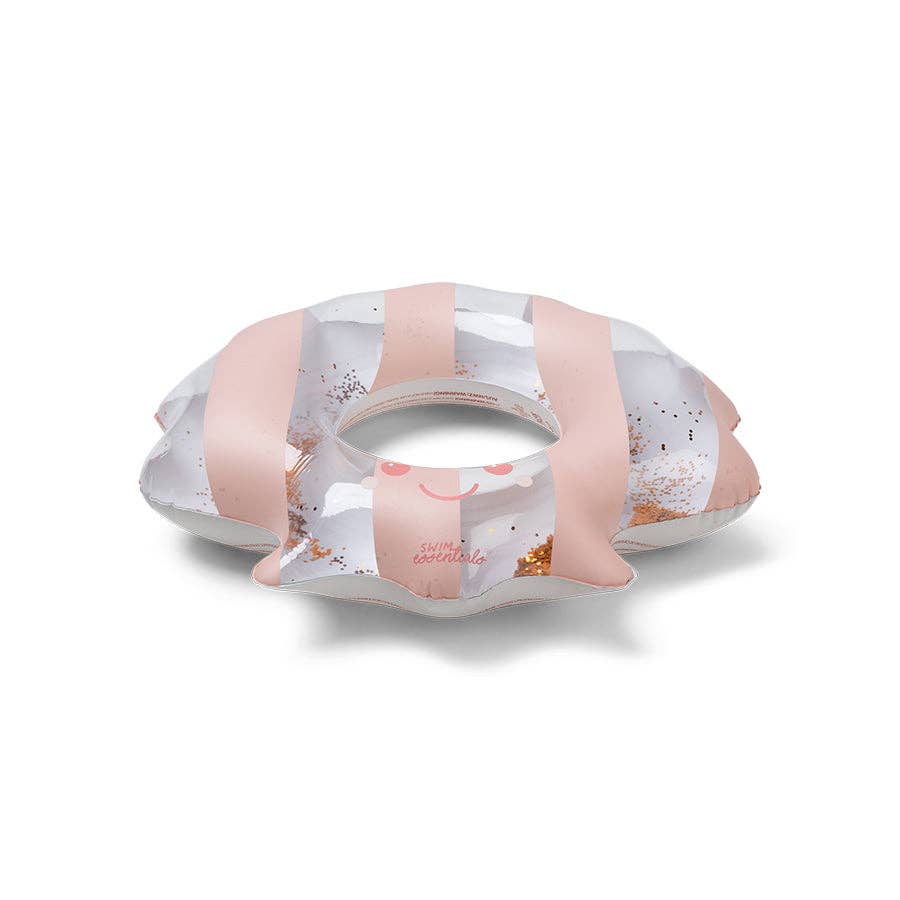 Bouée coquillage enfant - rose sally shell - Ø 65 cm
