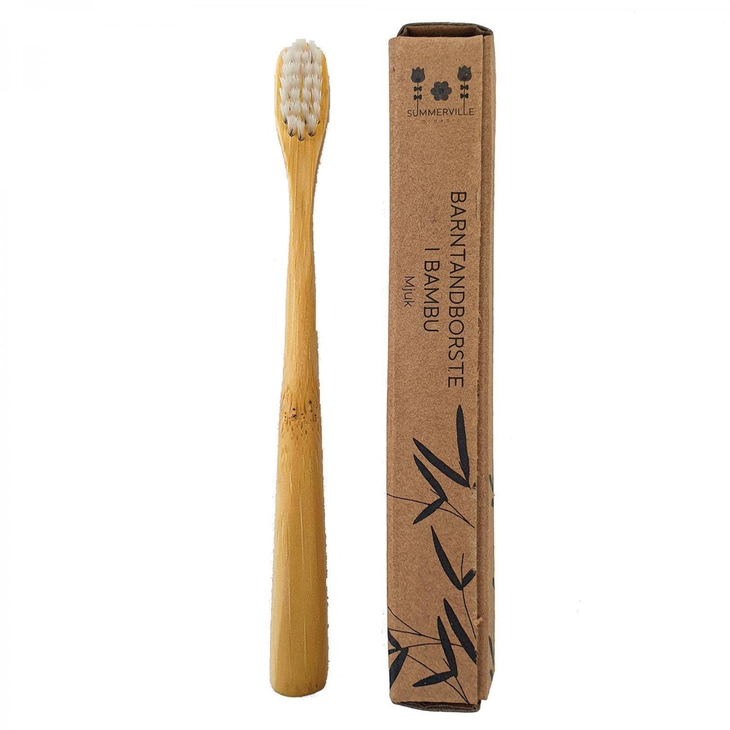 Brosse à Dents pour Enfants en Bambou Naturel | Summerville Organic