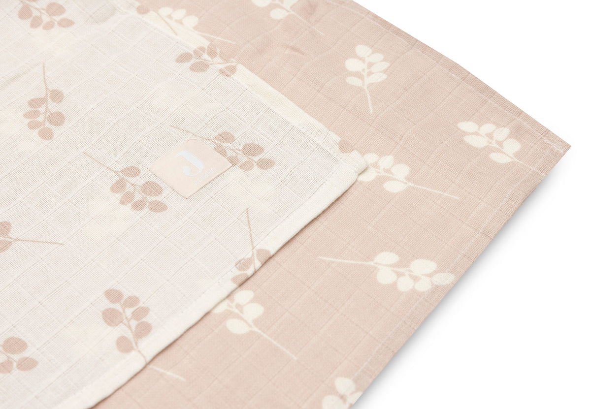 jollein langes twig wild rose 115x115cm