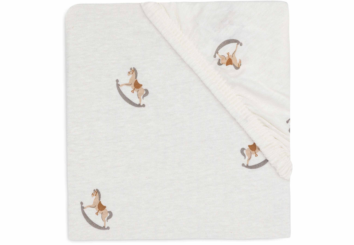 Drap-housse jollein 70×140cm Nostalgic ride en jersey