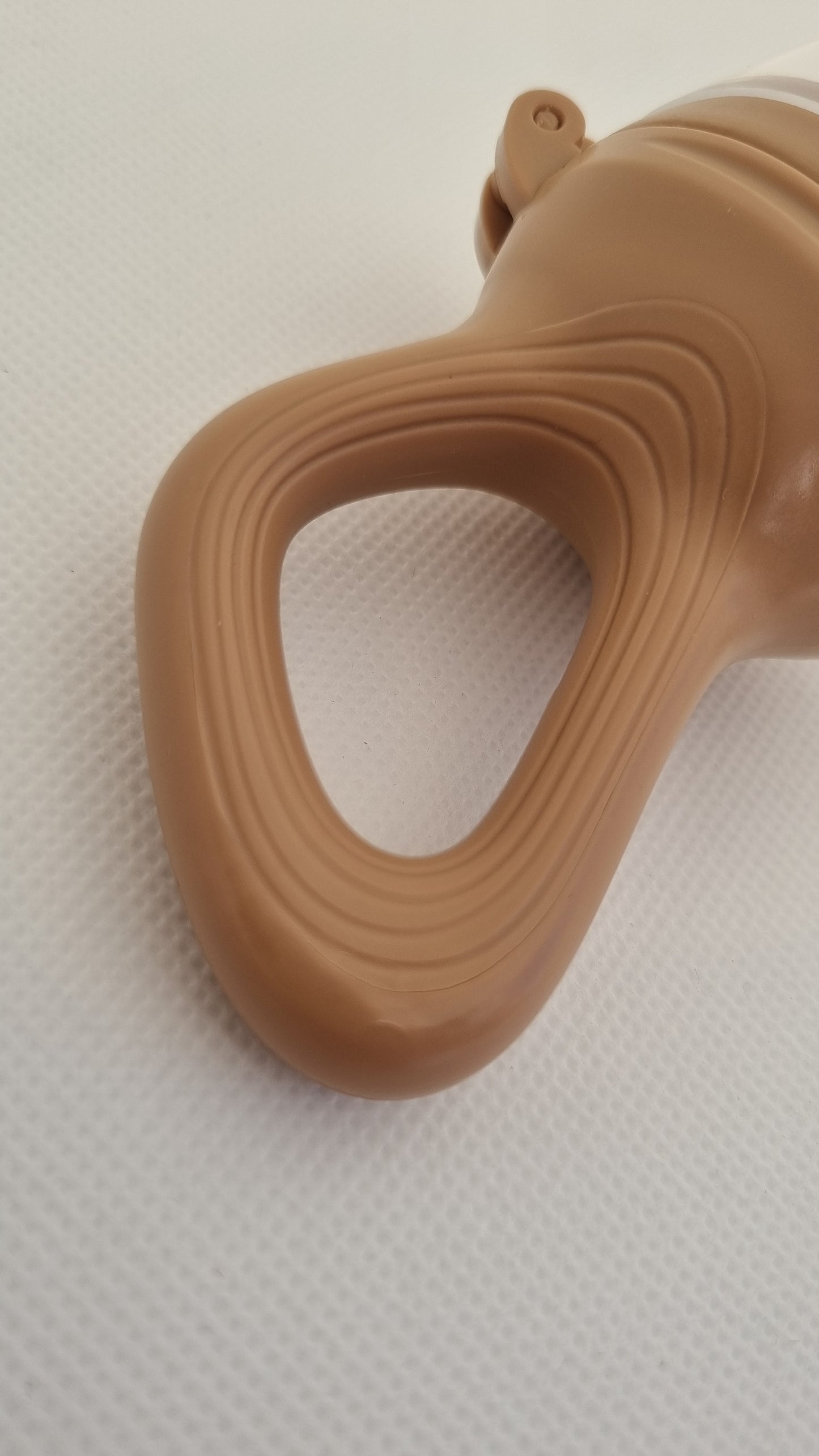 Grignoteuse alimentaire en silicone – Marron Douceur
