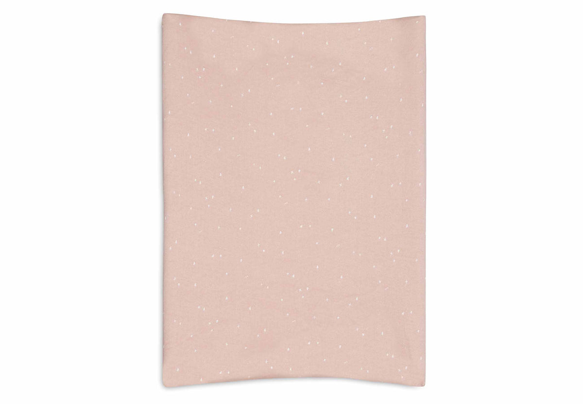 Housse de matelas à langer en jersey 50x70cm Twinkling Wild Rose jollein