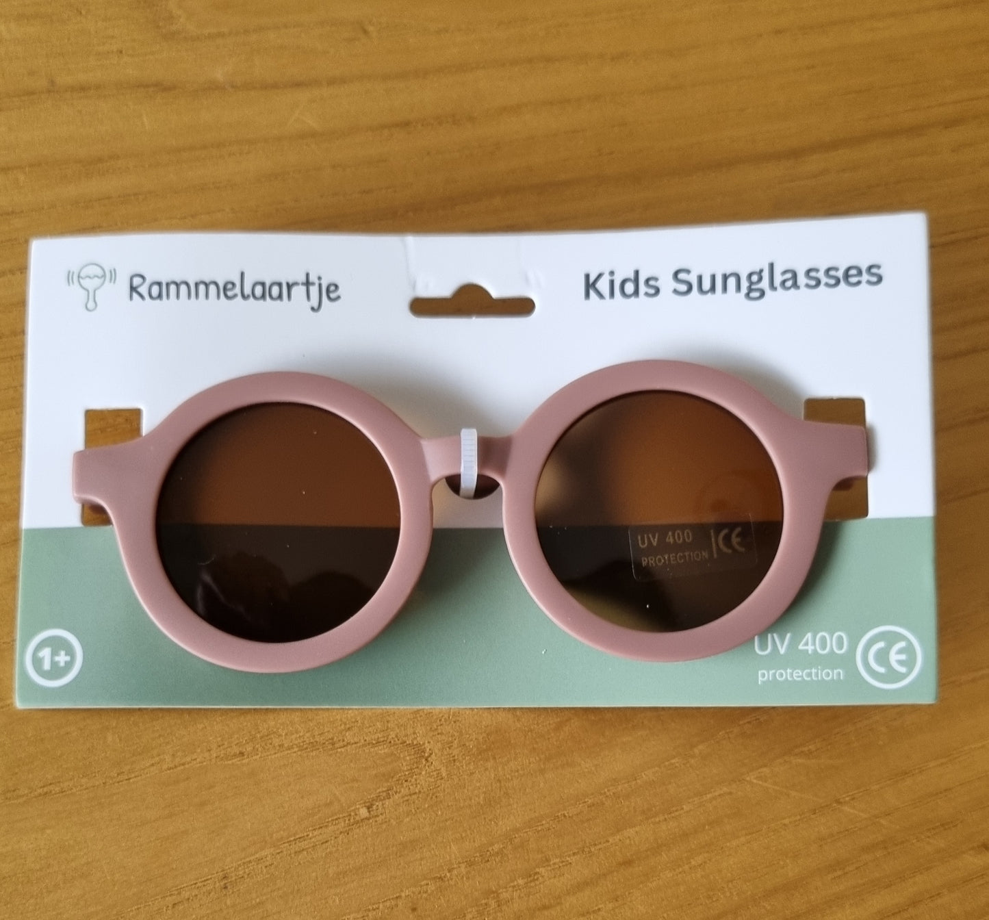 Lunettes enfant rondes vieux rose - charme et robustesse - Skovlia