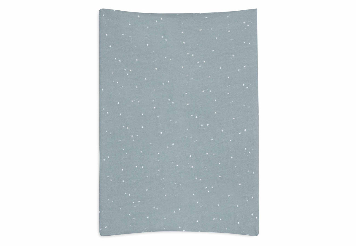 Housse de matelas à langer jersey 50x70cm twinkling sea green jollein