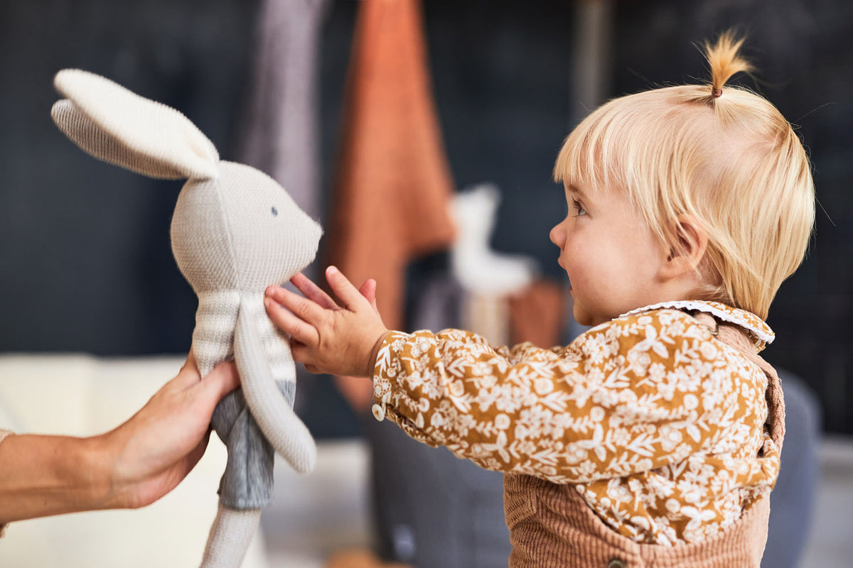 Peluche lapin jollein coton 50cm Joey