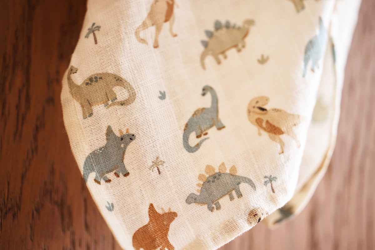 Maxi langes Roarsome jollein gaze de coton 115x115cm