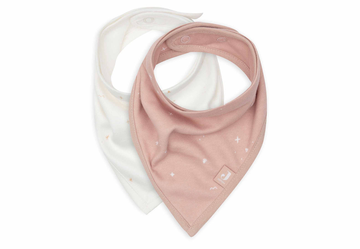 Bavoirs bandana (Lot de 2) Twinkling Wild Rose