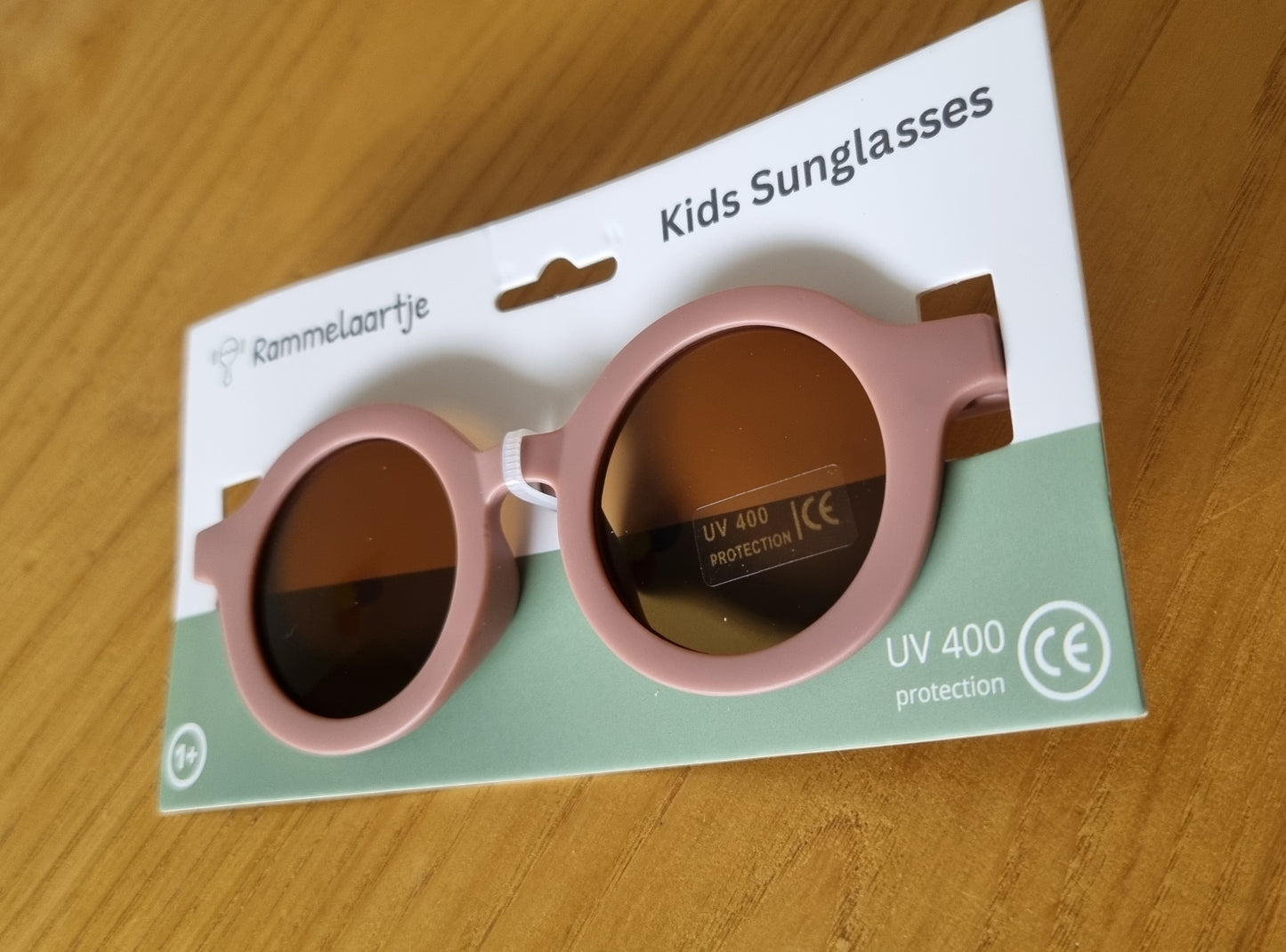 Lunettes enfant rondes vieux rose - charme et robustesse - Skovlia