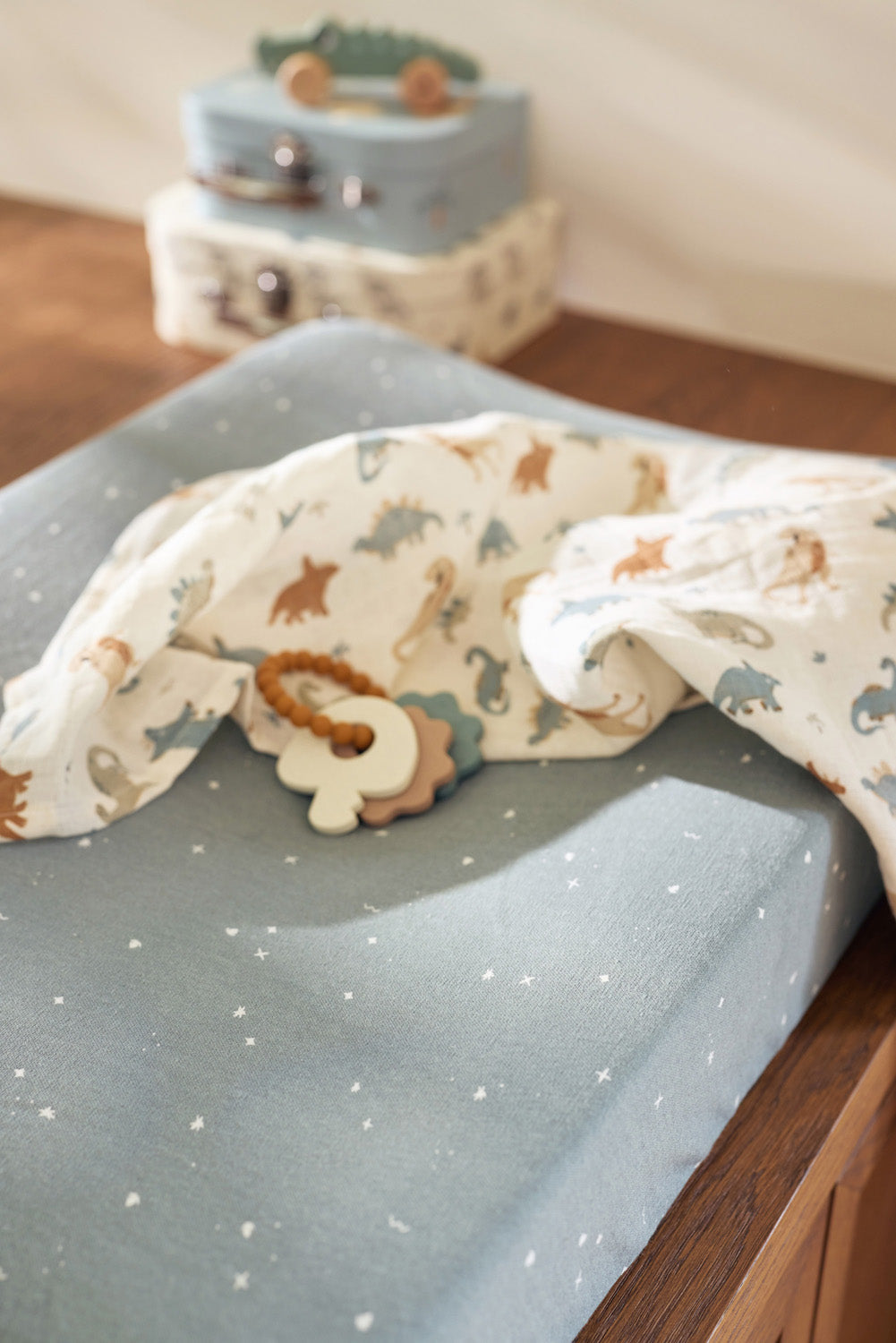 Maxi langes Roarsome jollein gaze de coton 115x115cm