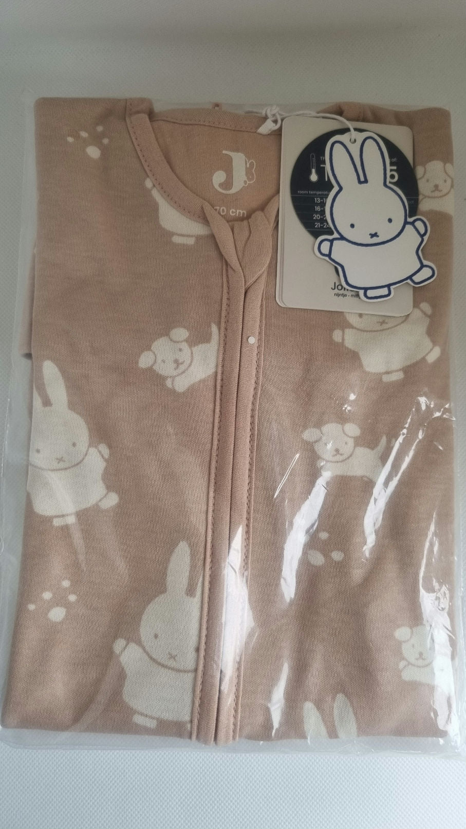 Gigoteuse bébe 70cm TOG 0.5 en jersey Miffy & Snuffy Wild Rose