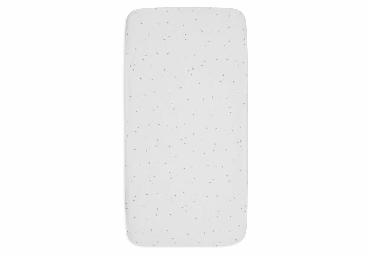 Drap-housse bébé jollein jersey 60x120 cm Twinkling Sea Green