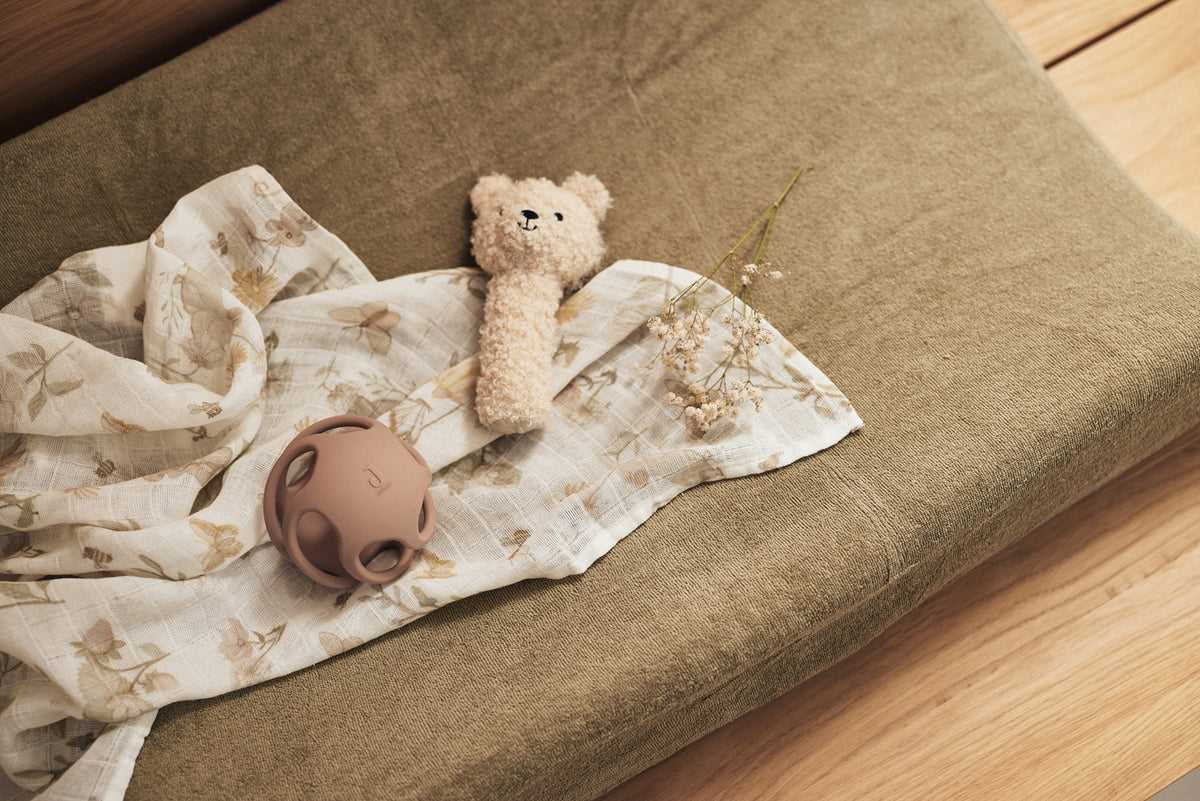 Duo de langes jollein Dreamy Mouse gaze de Coton 70x70cm