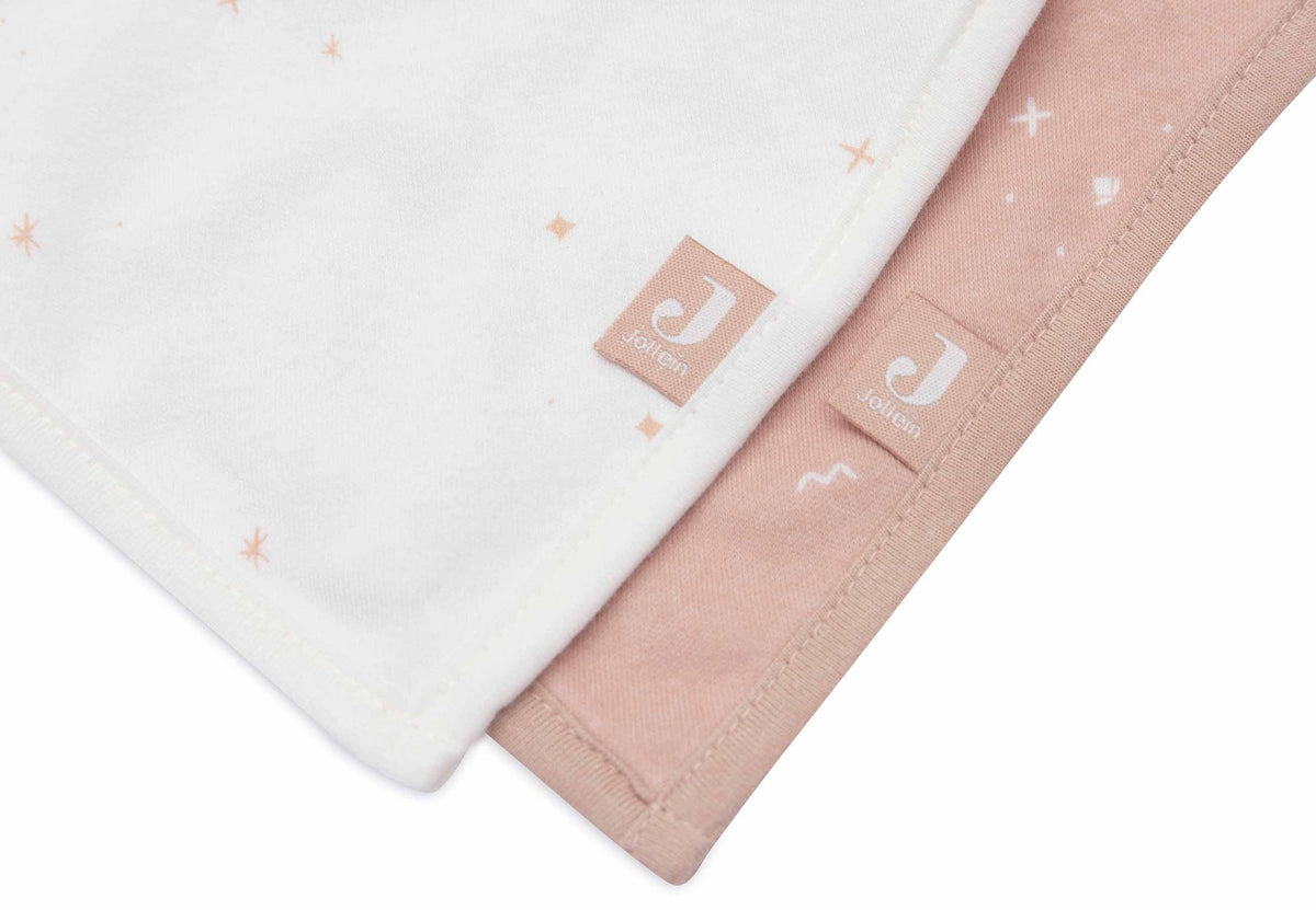 Bavoirs bandana (Lot de 2) Twinkling Wild Rose